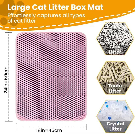 Easy Clean Cat Litter Mat