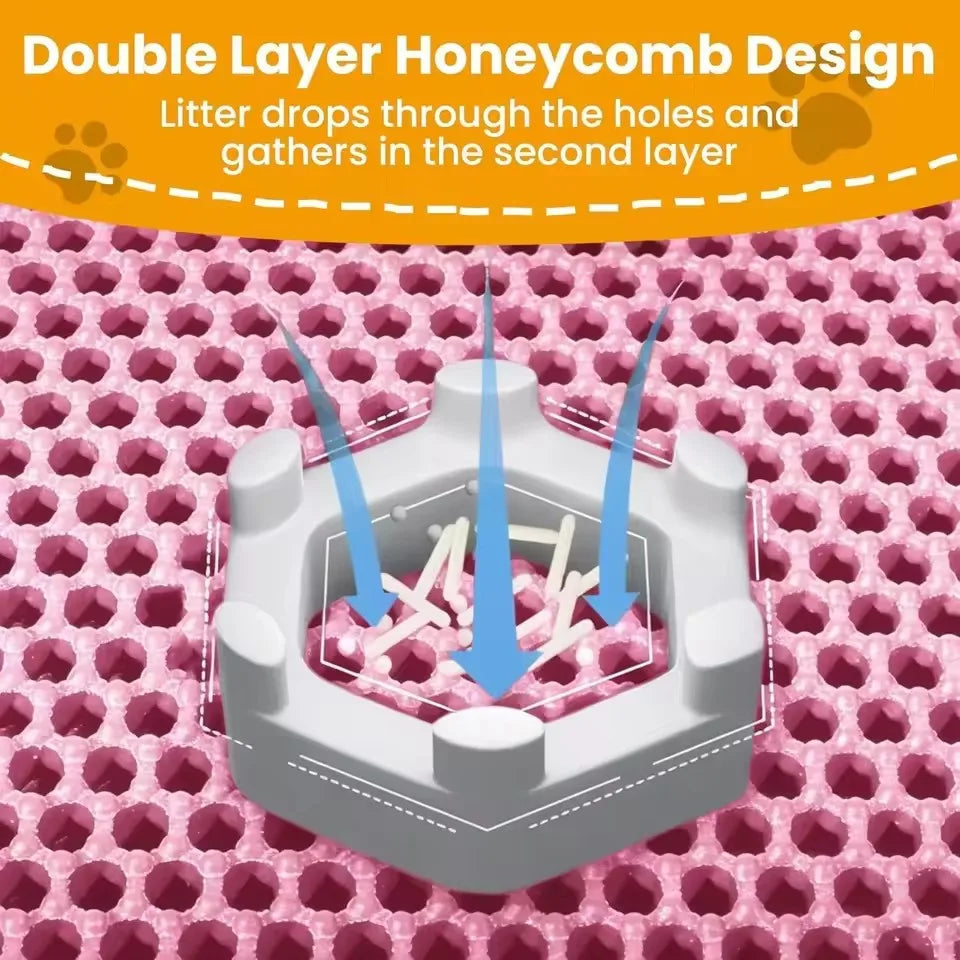 Easy Clean Cat Litter Mat